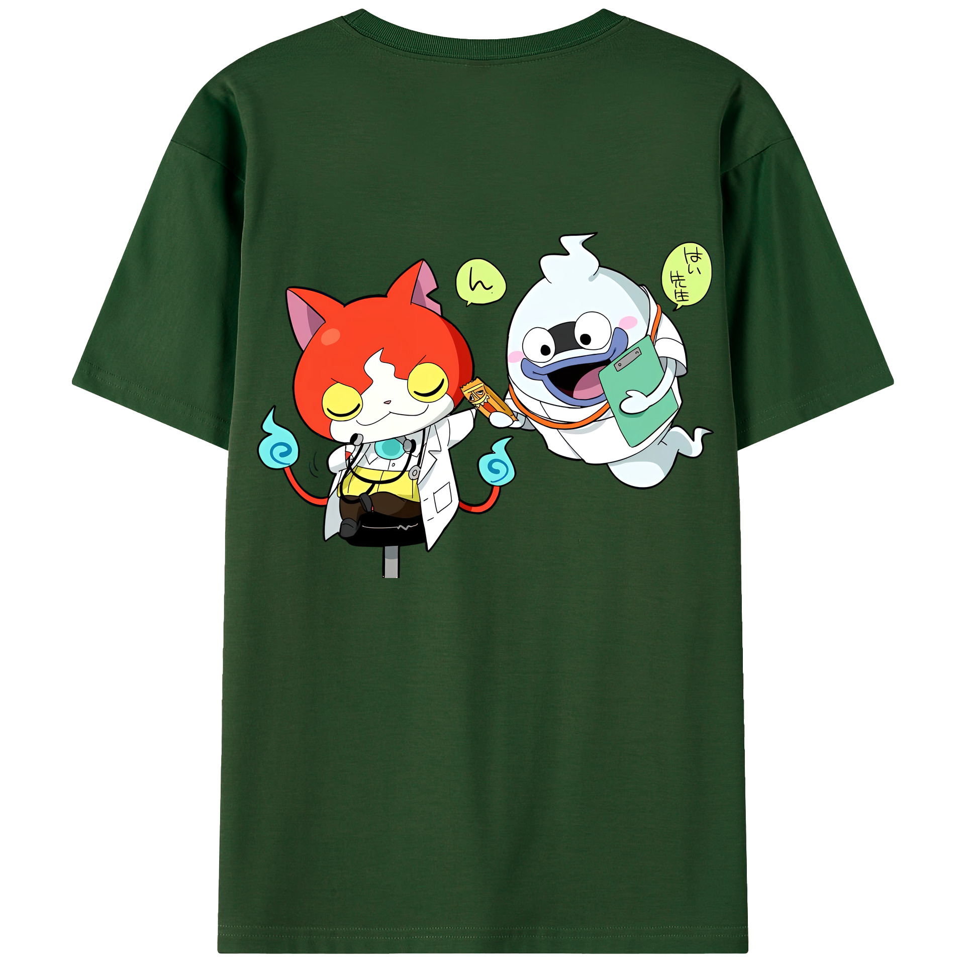（画像用） 妖怪ウォッチ Yo-kai Watch 綿100％半袖Tシャツ（背面プリント）